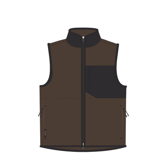 Fleece Vest - Timber Brown/Jet Black