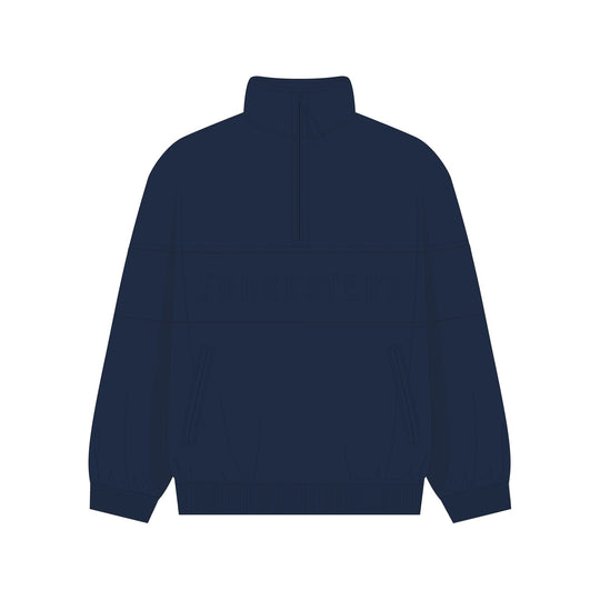 French Terry Quarter Zip - Pageant Blue