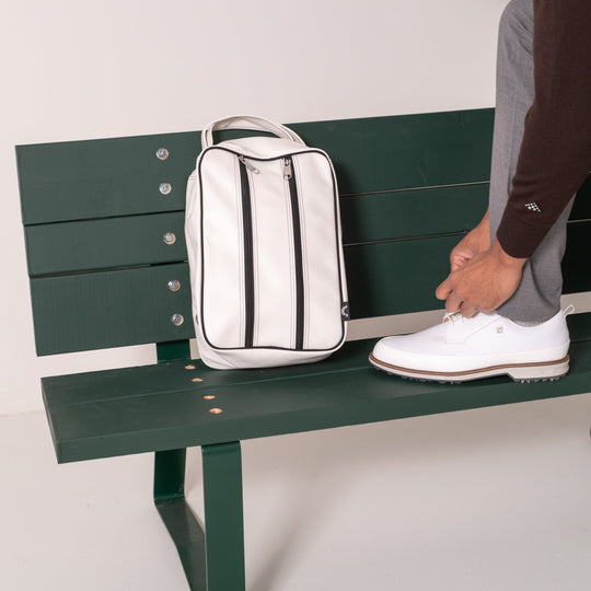Washington St. Classic Shoe Bag - White